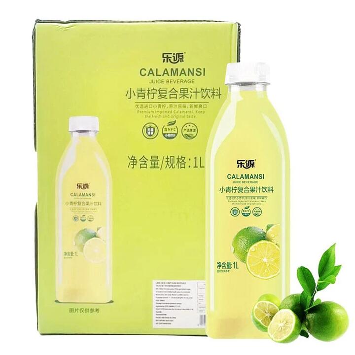 Le Yuan Small Lime Mixed Fruit Juice Drink 1L*6 Bottles/Case
