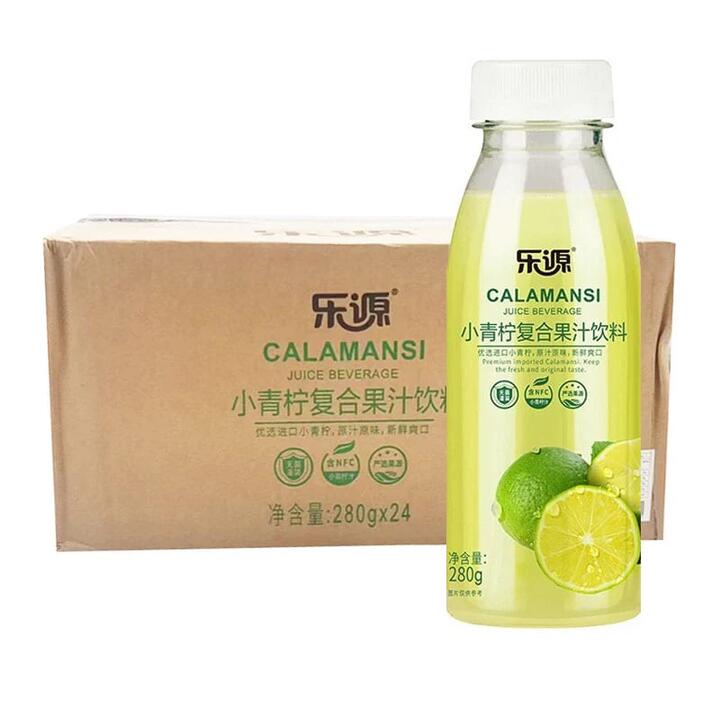 Le Yuan Small Lime Mixed Fruit Juice Drink 280ml*24 Bottles/Case