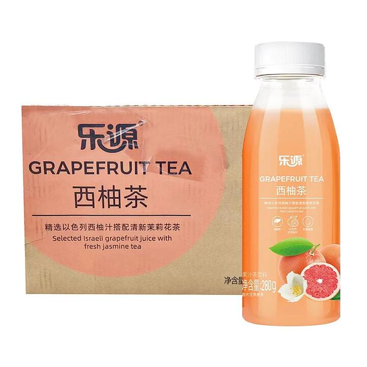 LeYuan Grapefruit Tea 280ml - 24 Bottles per Case
