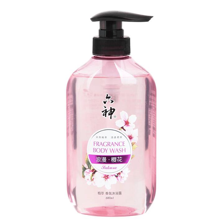 Liu Shen Romantic Cherry Blossom Scented Shower Gel 680ml