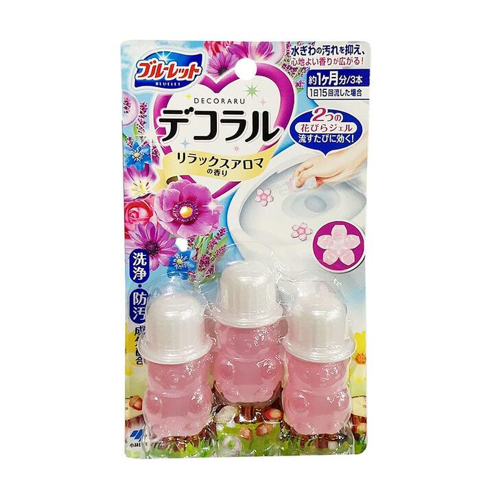 Kobayashi Pharmaceutical Toilet Deodorizing Gel, Fragrance Type, 7.5g x 3 Pack