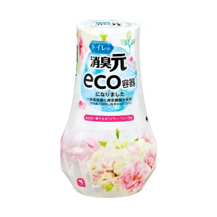 Kobayashi Pharmaceutical Toilet Deodorizer and Air Freshener, Floral Scent, 400ml