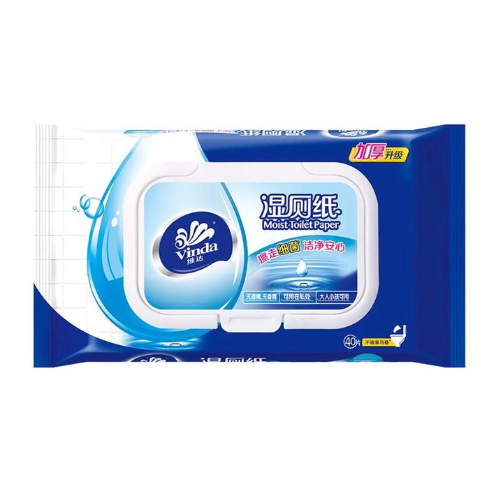 Vinda Wet Toilet Paper, 40 Sheets Pack