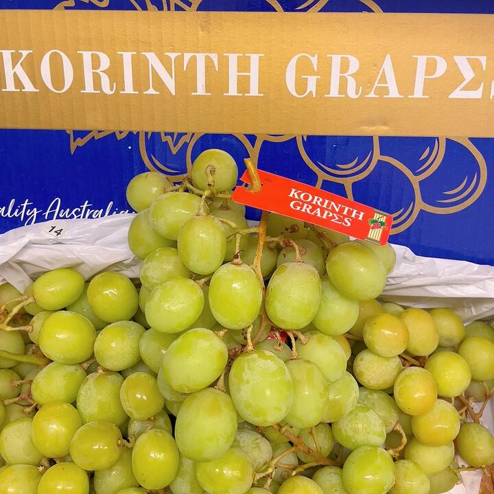 Korinth Grapes - Autumn Crisp Green Grapes - 1kg