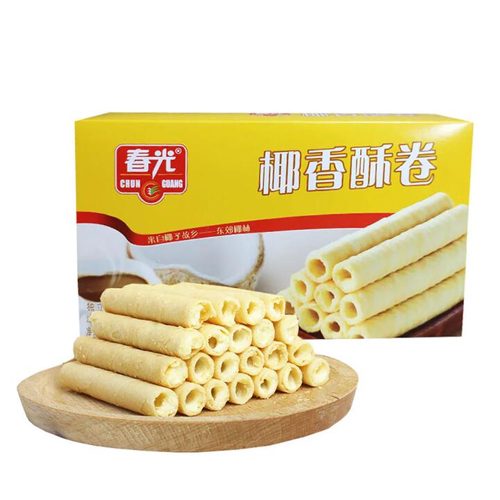Chun Guang Coconut Wafer Rolls - 105g