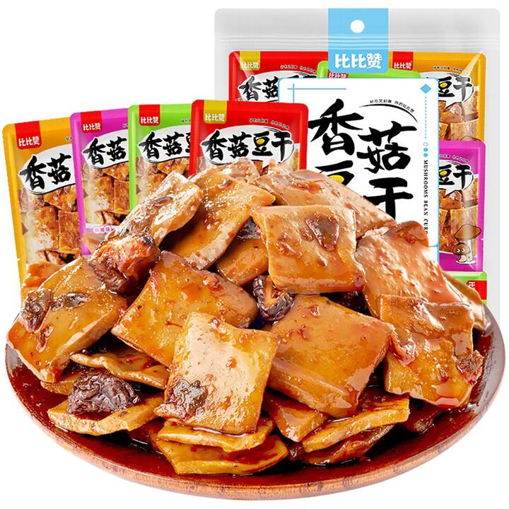 Bibizan Mixed Flavor Mushroom Tofu Snack - 250g