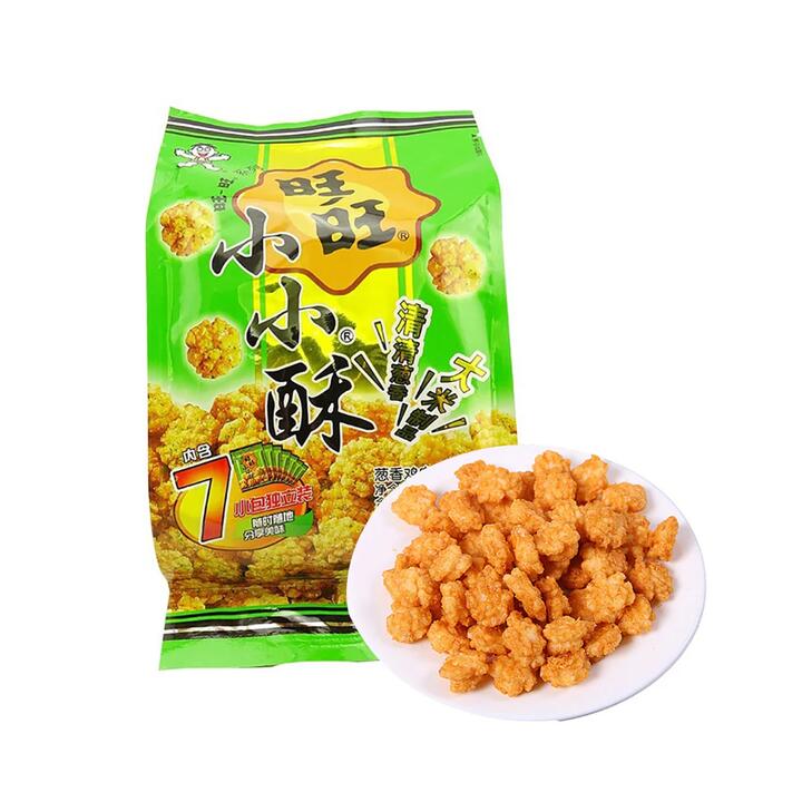 Want Want Mini Crunchy Onion Chicken Flavor Snacks - 180g