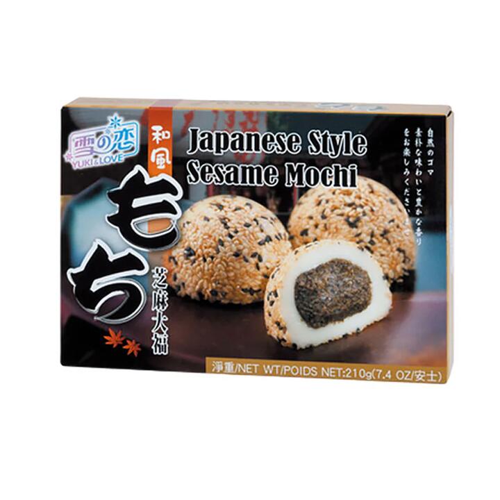 Yuki & Love Japanese Style Sesame Mochi - 210g