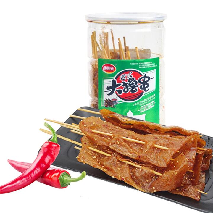 Yutongle Traditional Skewered Snacks - Sichuan Pepper Flavor, 228g
