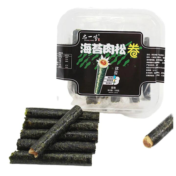 Zhong Yi Wei Seaweed Pork Floss Rolls - 108g