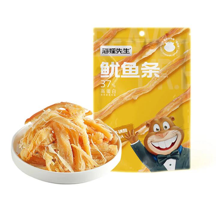 Mr. Beaver Squid Strips - 80g