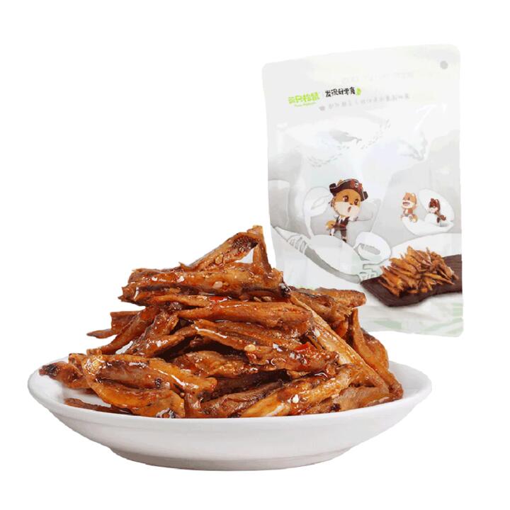 Three Squirrels Spicy Small Fish Snack - 100g