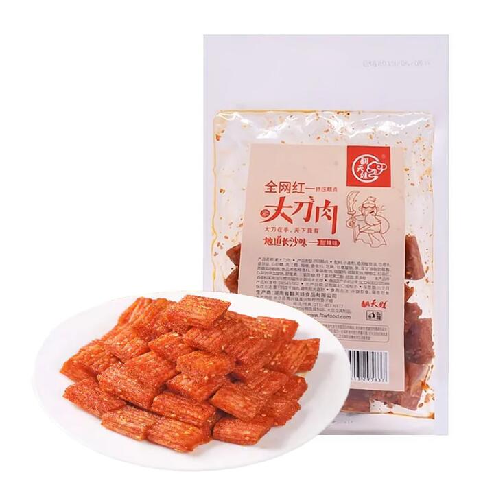Fantianwa Vegetarian Sliced Meat - Sweet and Spicy Flavor, 113g