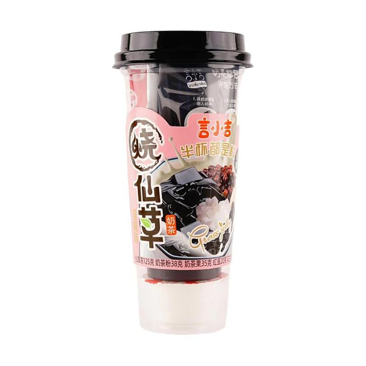 Yanxiaoji Peach Flavor Grass Jelly Milk Tea - 238g