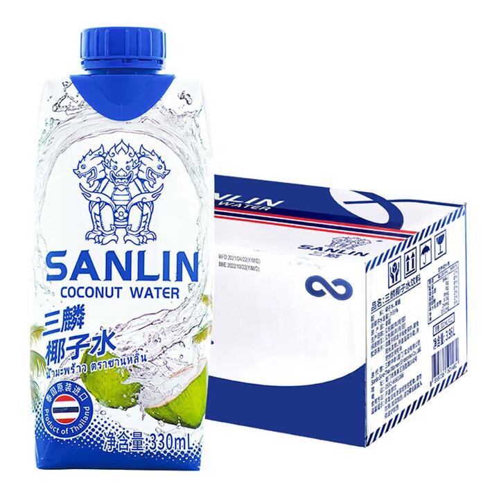 Sanlin Coconut Water - 330ml x 12 Bottles/Box