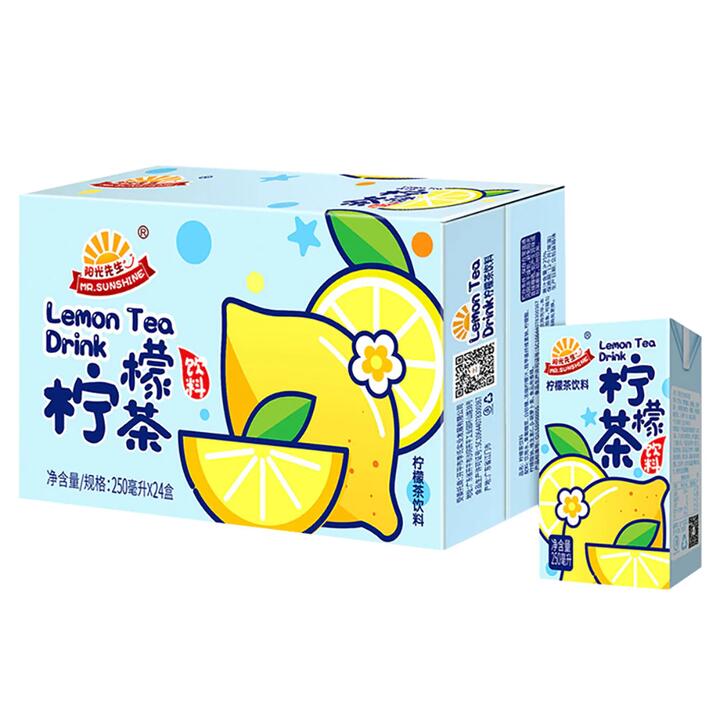 Mr. Sunshine Lemon Tea Drink - 250ml x 24