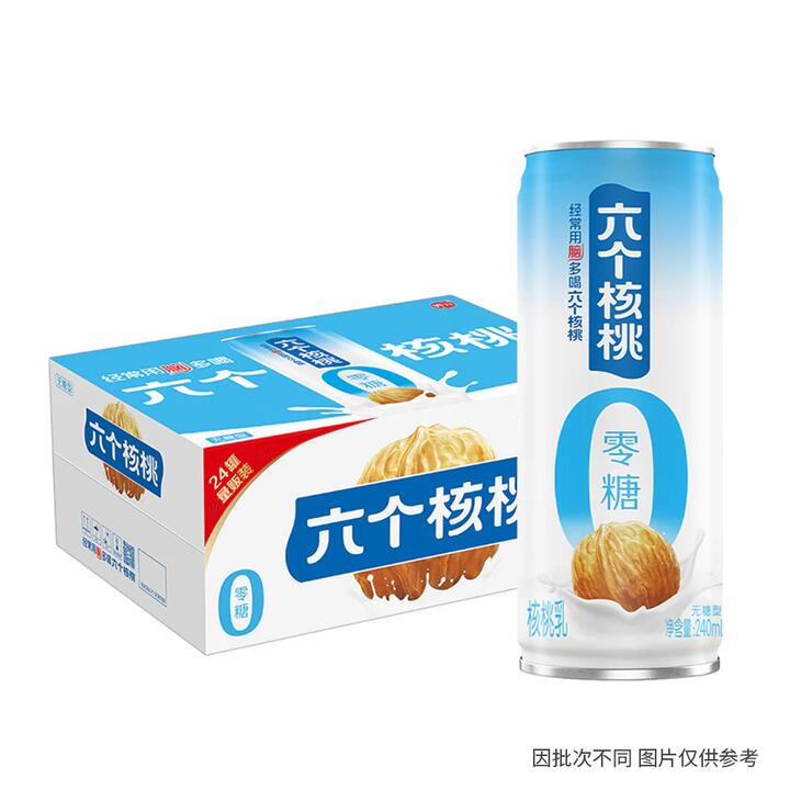 Six Walnuts Sugar-Free Walnut Milk - 240ml x 20 Bottles