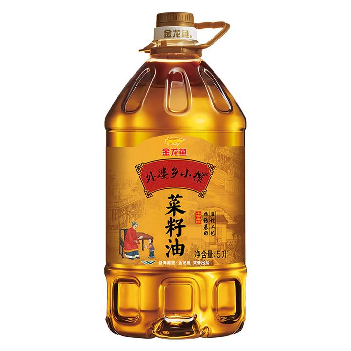 Jinlongyu Grandma's Village Small Pressed Rapeseed Oil - 5L