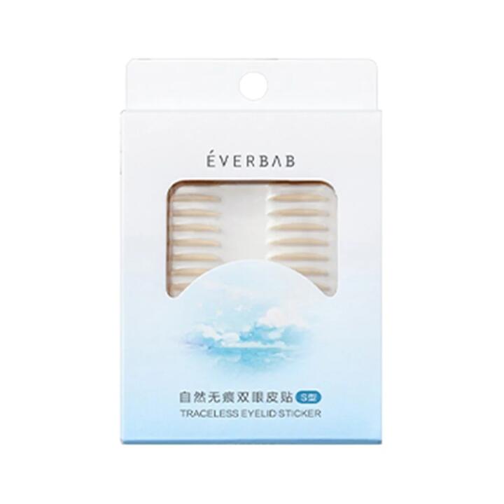 Everbab Traceless Eyelid Stickers - S Shape, 400 Pieces
