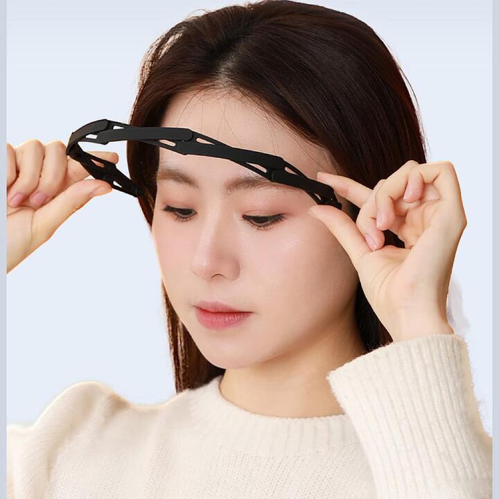 FaSoLa Adjustable Folding Headband - Black, 7*6.5cm