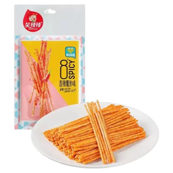 Xiaolala Spicy Potato Stick Flavor Seasoned Snack - 60g