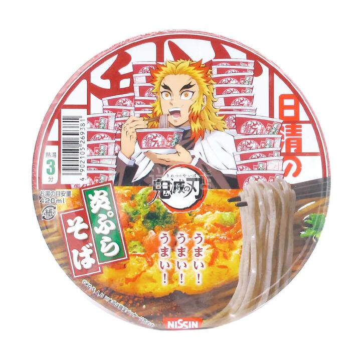 Nissin Demon Slayer Tempura Soba Noodles - 100g