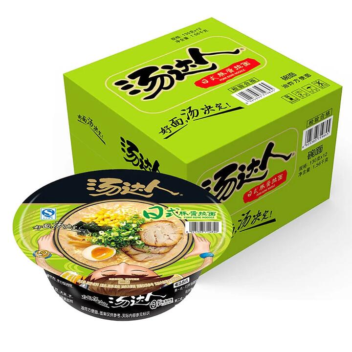 Uni-President Soup Daren Japanese Tonkotsu Ramen - 130g x 12 Boxes