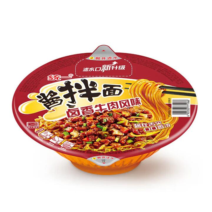 Uni-President Soy Sauce Dry Noodles - Braised Beef Flavor, 115g