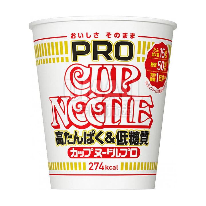 Nissin Pro Cup Noodles - Original Flavor, High Calcium & Low Sugar - 74g
