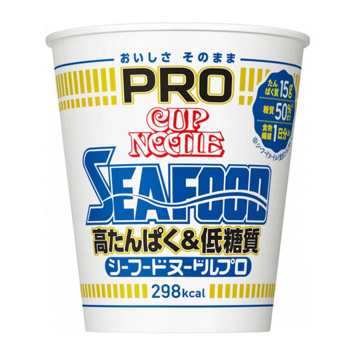 Nissin Pro Cup Noodles High Calcium Low Sugar Seafood Flavor - 78g