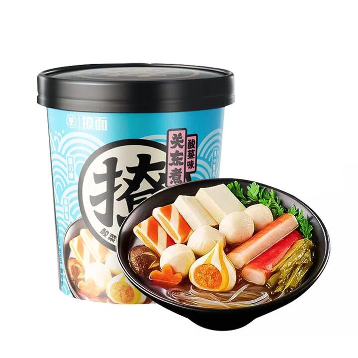 Pickled Vegetable Flavor Instant Oden - 9 Pieces, 163g