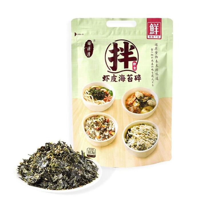 Shanyuanze Instant Rice Seasoning Seaweed with Dried Shrimp - 103g
