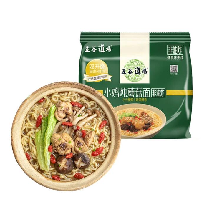 Wugu Daochang Chicken and Mushroom Noodles - 98g x 5 Packs