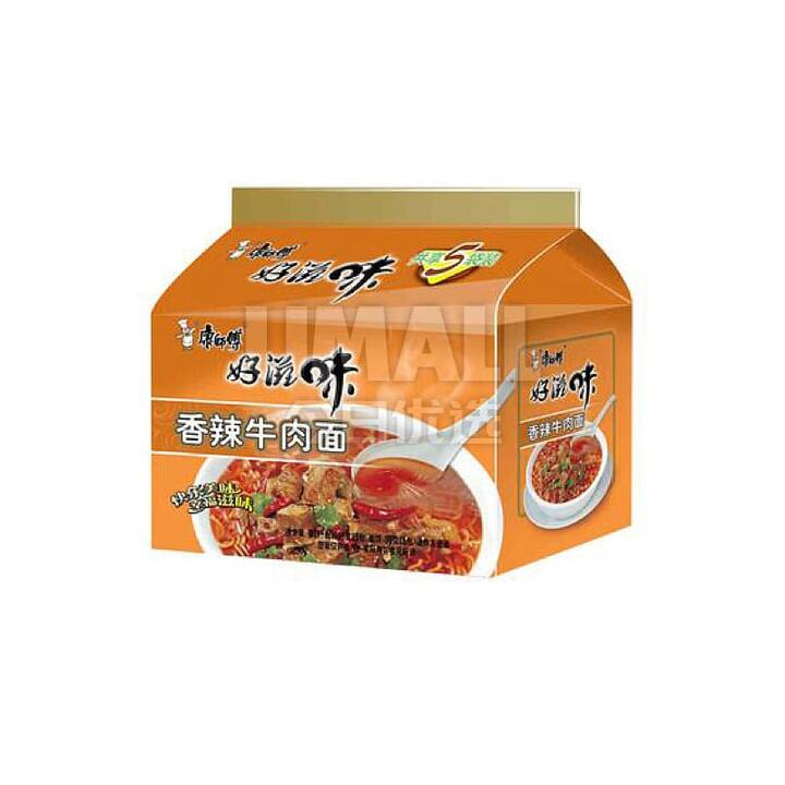 Master Kong Spicy Beef Noodles - 98g x 5 Packs