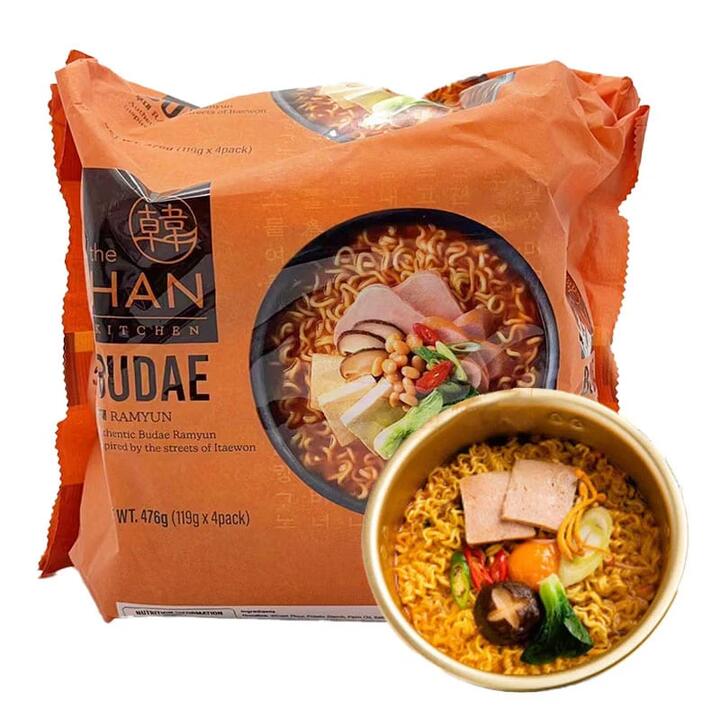 The Han Kitchen Budae Ramyun - 119g x 4 Packs (476g)