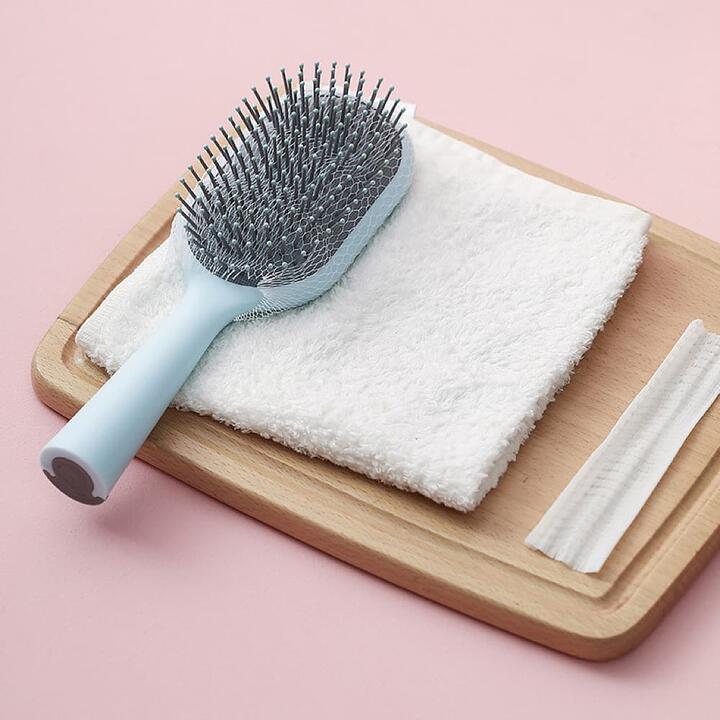 FaSoLa Hair Brush Protective Net - White, 4*13cm, Pack of 50