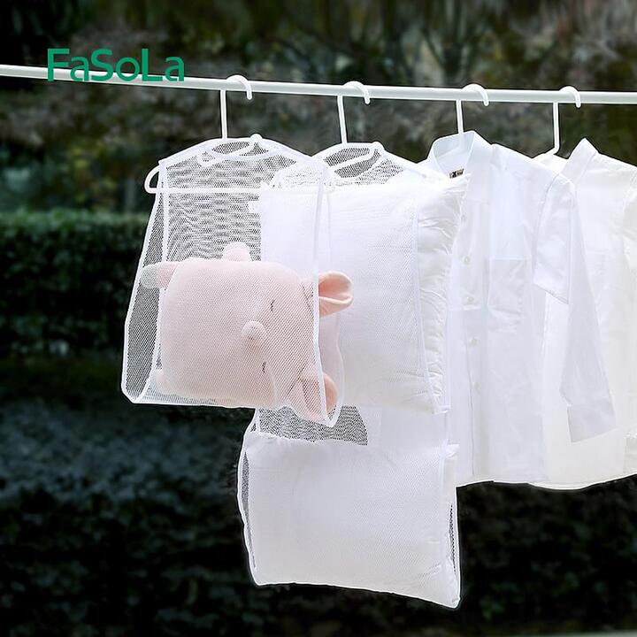 FaSoLa Single-Layer Pillow Drying Net - White, 55x47cm