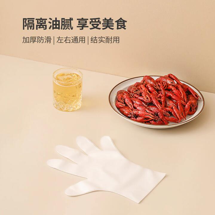FaSoLa Disposable TPE Gloves (L) - 100 Pieces