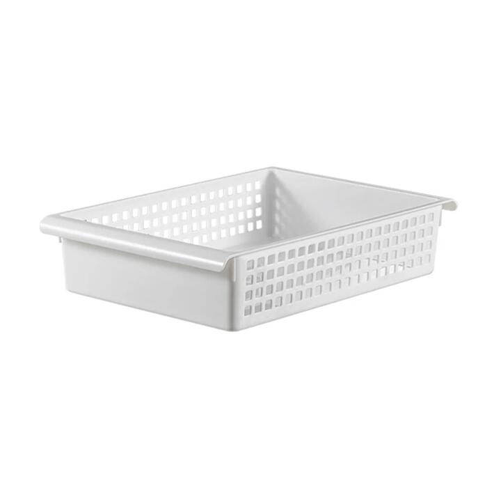 FaSoLa Wide Storage Basket - White, 25.3*37*8cm
