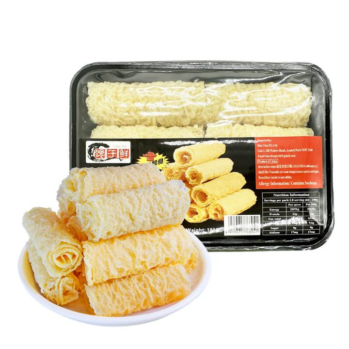 Chanyu Fresh Hong Kong Style Fried Tofu Skin Rolls - 180g