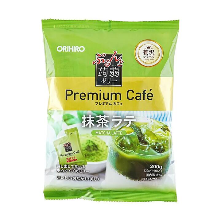 Orihiro Konjac Jelly Matcha Flavor - 10 Pieces, 200g