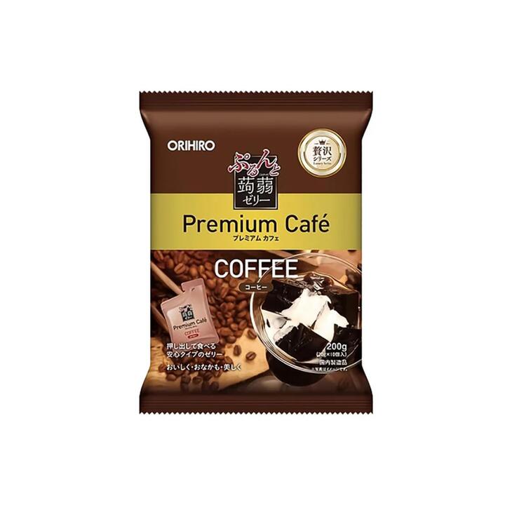 Orihiro Konjac Jelly Coffee Flavor - 10 Pieces, 200g