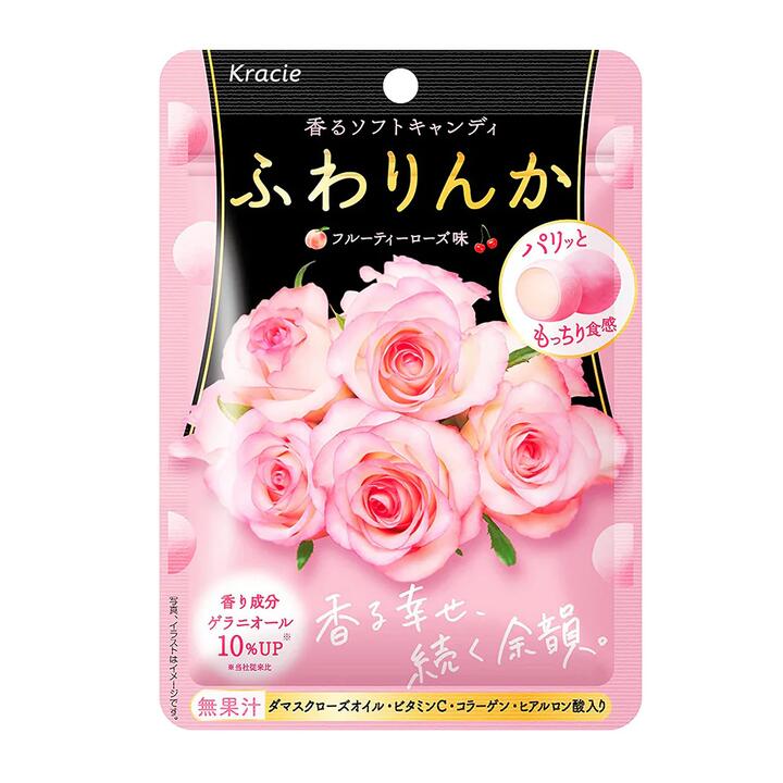 Kracie Fruity Rose Soft Candy - 35g