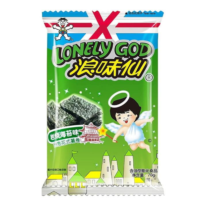Lonely God Potato Twists Seaweed Flavor - 70g