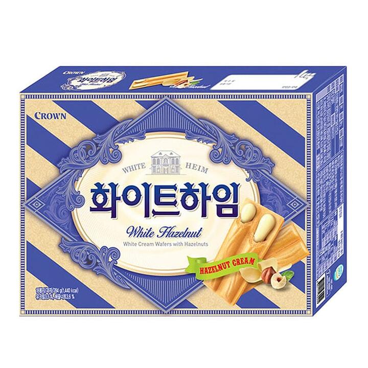 Crown White Chocolate Hazelnut Wafers - 284g