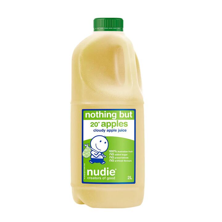 Nudie Cloudy Apple Juice - 2L