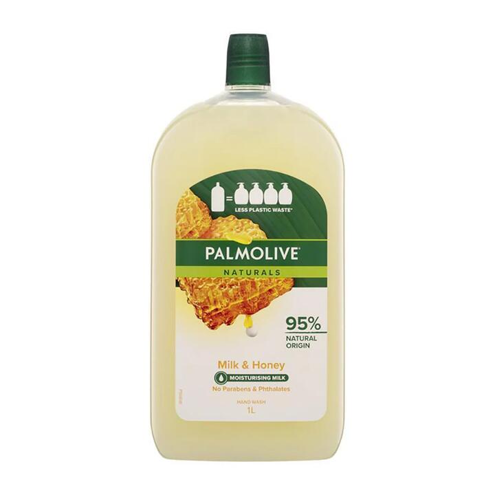 Palmolive Naturals Liquid Hand Wash Refill Milk & Honey - 1L