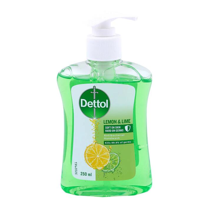 Dettol Antibacterial Handwash Lemon & Lime - 250ml