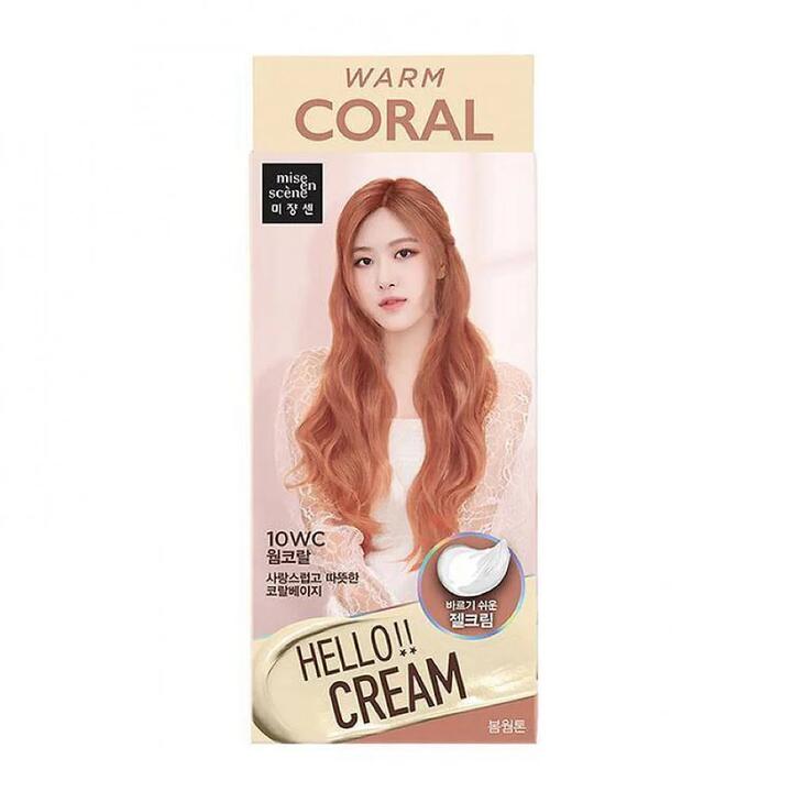 Amorepacific Hello Cream Hair Dye 10WC Warm Coral - 125g