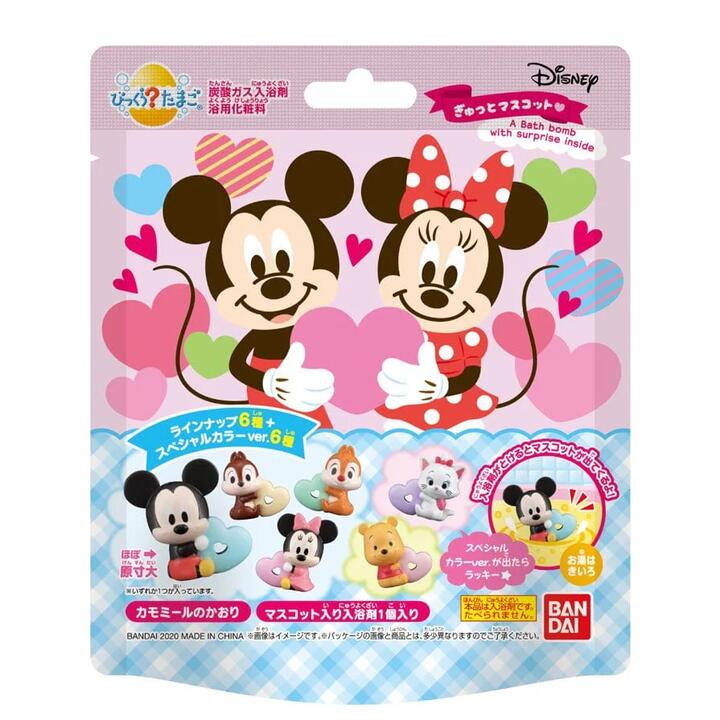Bandai Disney Mickey & Minnie Bath Bomb with Surprise - 75g, Random